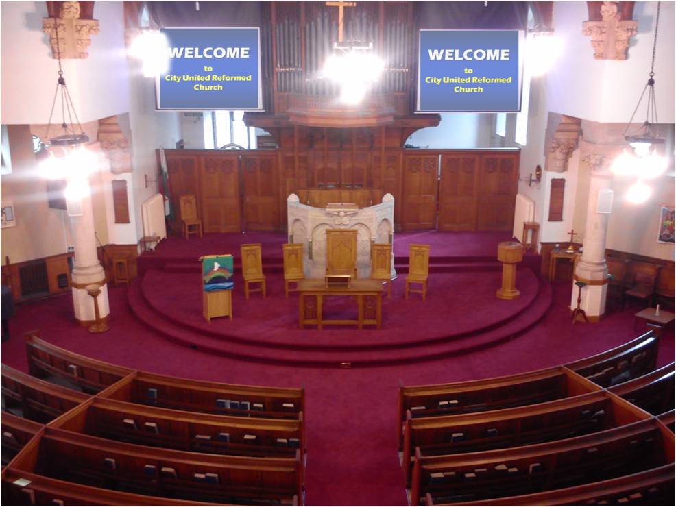 The Sanctuary, main church at City United Reformed Church